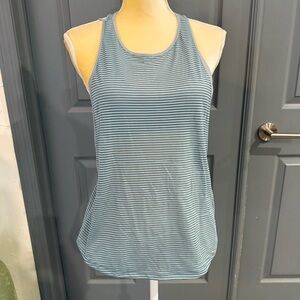Lululemon Striped Blue Women's Tank Top
